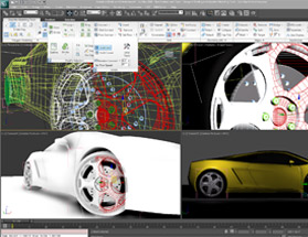 Imagen modelar coche 3D